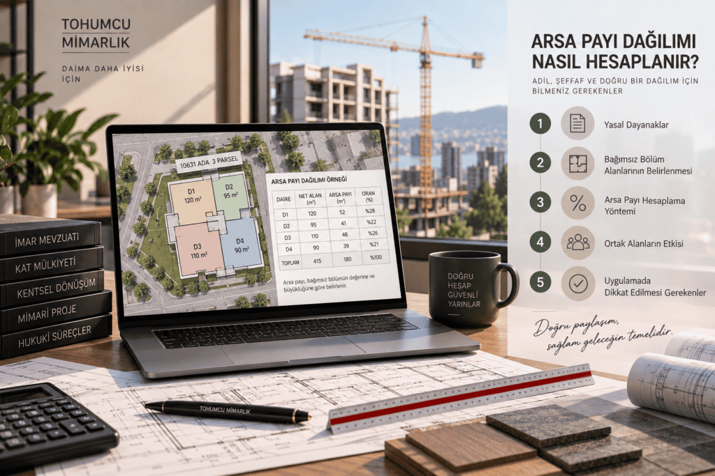 Arsa Payı Dağılımı Nasıl Hesaplanır?