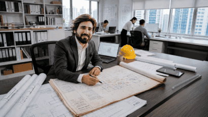 Mimari proje çizimleri ve ruhsat dosyası üzerinde çalışma